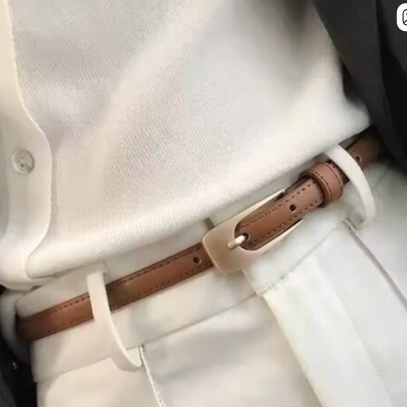 Anthropologie Accessories - 🍃 NEW! Anthro Cognac Leather Belt